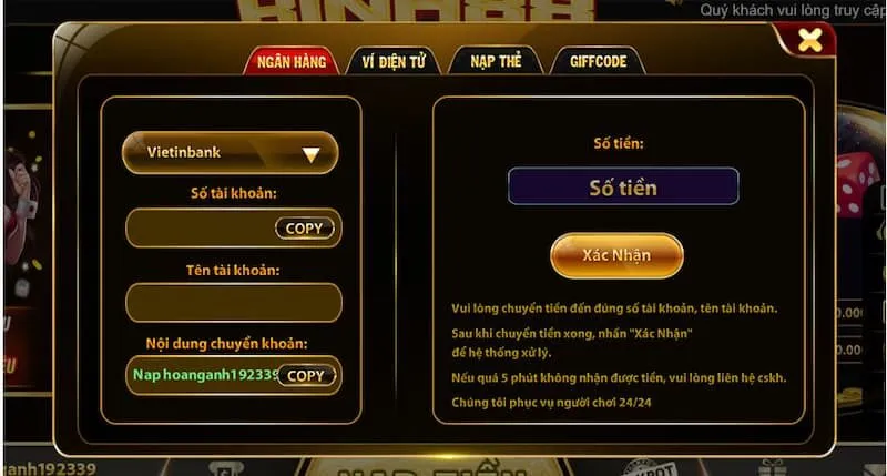 Review tất tần tật về cổng game Binh88 2 Giao diện đăng ký tài khoản Binh88
