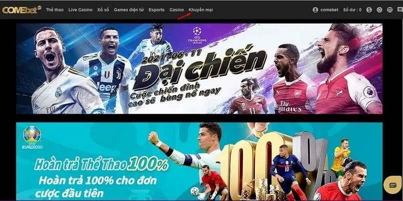 Khám phá Comebet – thiên đường cá cược thể thao hấp dẫn 2 Đẳng cấp sảnh cược không giới hạn