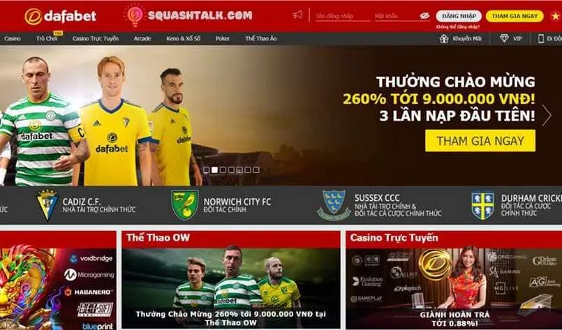 Nhà cái Dafabet thoả mãn đam mê cá cược cho game thủ 2 Dafabet luôn tung ra những ưu đãi siêu hot