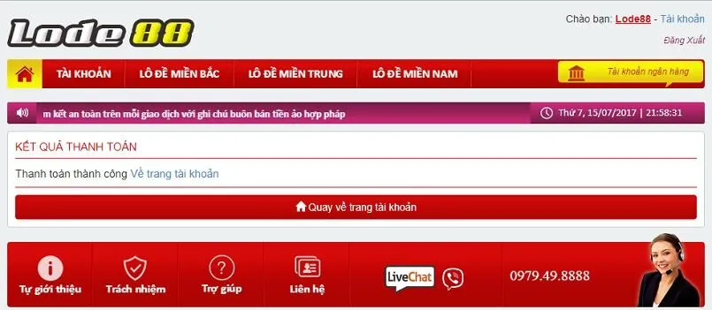 Nhà cái Lode88 - Đánh đề trực tuyến, ăn ngay thưởng lớn 2 Ưu điểm nhà cái