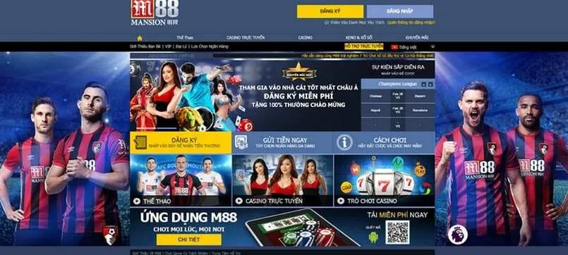 Nhà cái M88 - Điểm đến cá cược hợp pháp cho fan bóng đá 2 M88 còn sở hữu hệ thống trò chơi cá cược đạt tiêu chuẩn quốc tế.