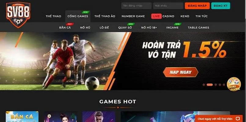 Nhà cái Sv88 và những thông tin thú vị 3 Khuyến mãi khủng dành cho anh em