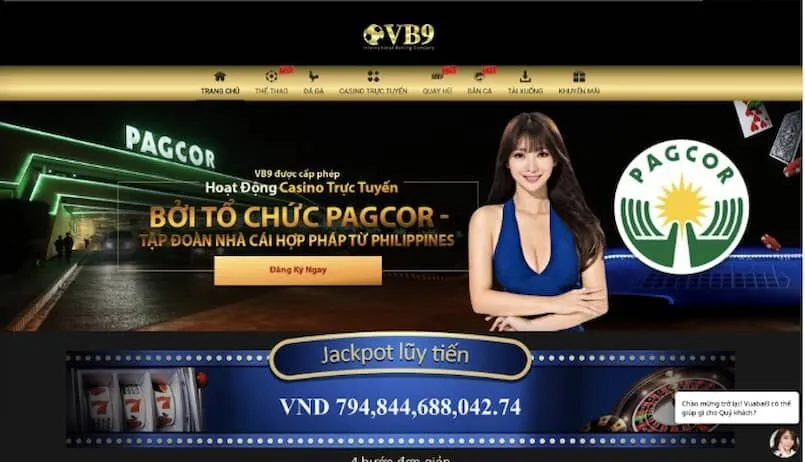 Vuabai9 - Địa chỉ uy tín trong làng cá cược tại châu Á 1 Giao diện đẹp mắt của sân chơi VB9