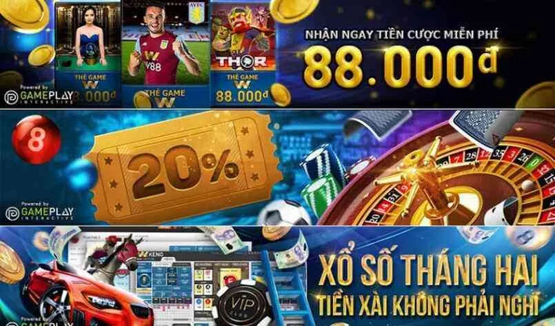 W88 và những khuyến mãi, ưu đãi hấp dẫn khi tham gia 3 Nhà cái W88 với những dịch vụ giải trí siêu đa dạng